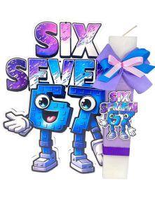 Λαμπάδα Six Seven Blue-Violet