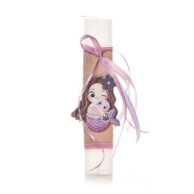 Πασχαλινή Λαμπάδα Γοργόνα με χταπόδι