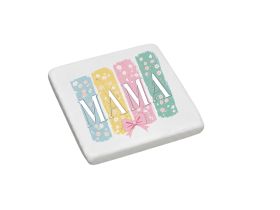 Μαρμάρινο Σουβέρ Mama Bow Pastel