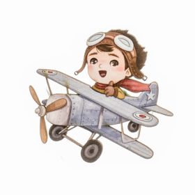 Στοιχείο Πιλότος με Αεροπλάνο