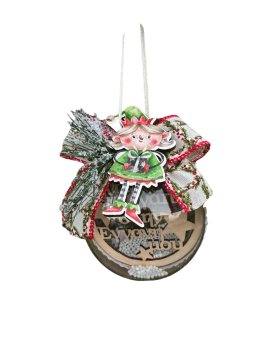 Plexiglass μπάλα Εγγονή με ξωτικό