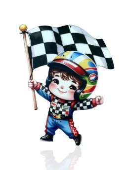 Θεματική Πλάτη Λαμπάδας Racing Boy Car