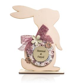 Διακοσμητικό Λαγός Vintage Baby Pink