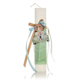 Πασχαλινή Λαμπάδα Δεινοσαυράκι αυτοκινητάκι