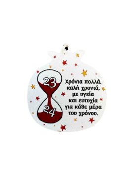 Στοιχείο ρόδι με κλεψύδρα