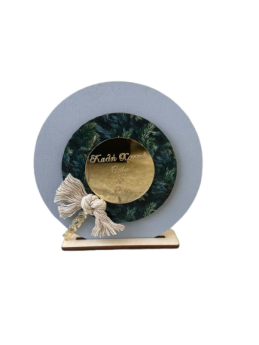 Διακοσμητικό Σταντ Στρόγγυλο γκρι