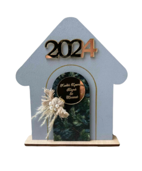 Διακοσμητικό Σταντ Σπιτάκι γκρι