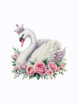 Θεματική Πλάτη Λαμπάδας Queen Swan